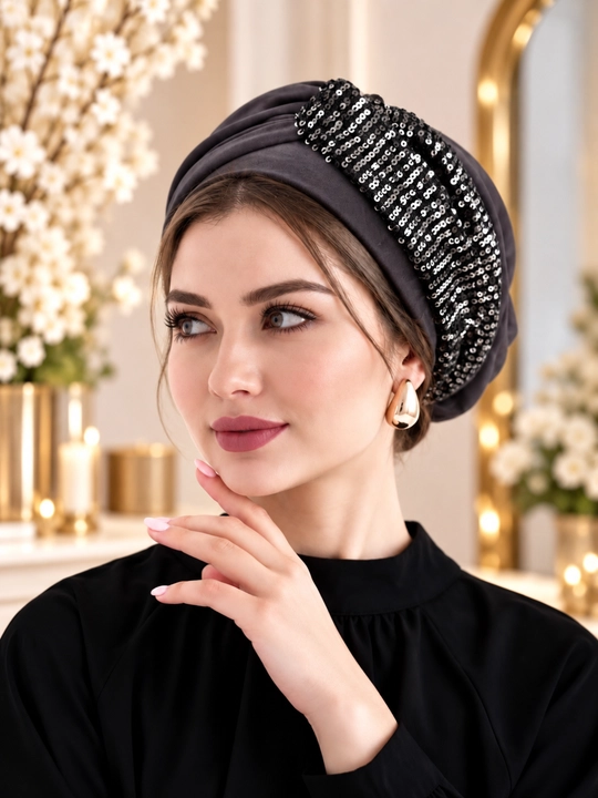 Ayollar tyurbani, salla, bosh kiyimi, shapka, issiq, bahorgi, turban, tyurban, tuyrban - 