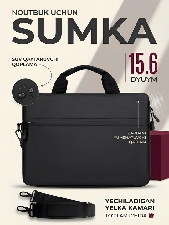 Erkaklar va ayollar uchun sumka, noutbuk, universitet talabalari va maktab uchun mos - 