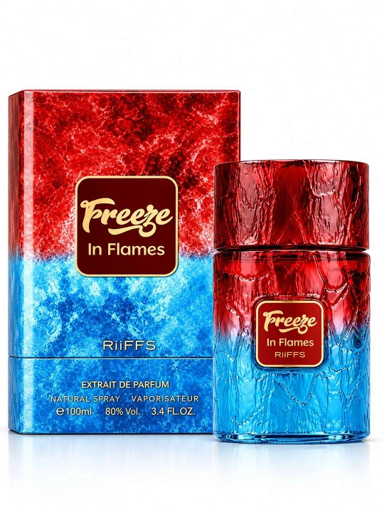 RiiFFS Freeze In Flames Cold Citrus Мужской Extrait de Parfum Унисекс Парфюм, 100-10 мл