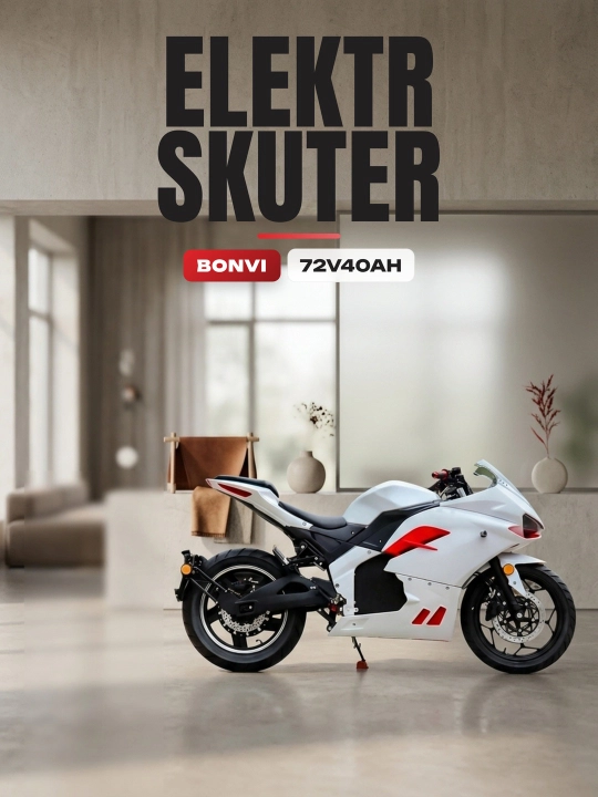 CKT 7434 skuter AQA 3000 W 72V40AH - 