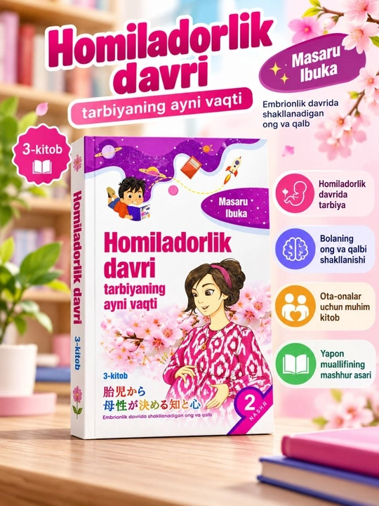 «Homiladorlik davri — tarbiyaning ayni vaqti» — Масару Ибука, книга 3 - 