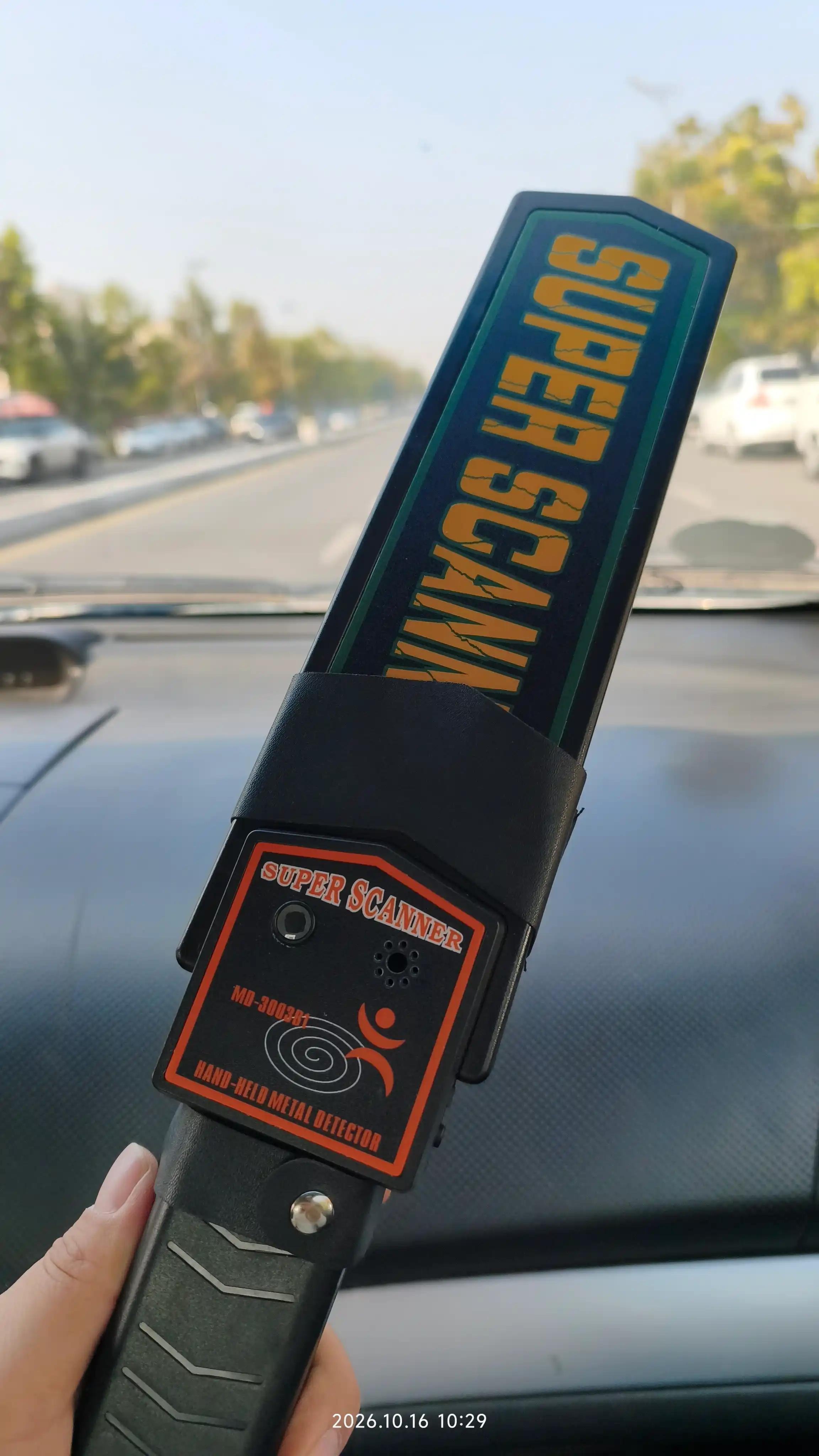 Super Scanner MD-3003B1 qo‘l metall detektori, tovushli signalizatsiya, 9 V quvvat bilan ta’minlangan
