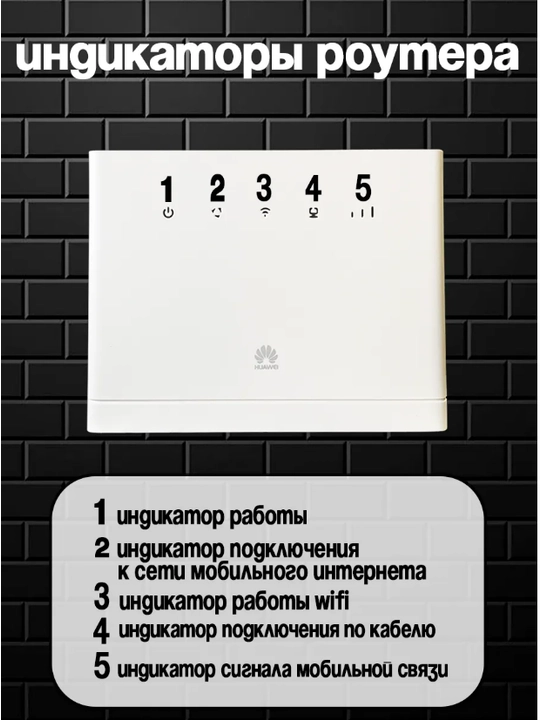 Роутер B315s-22 I 4G cat.4 I WiFi 2,4ГГц