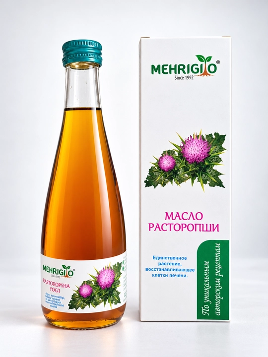 Rastoropsha yog'i Doctor Ali, jigar va tanani tozalash uchun tabiiy majmua, 330 ml