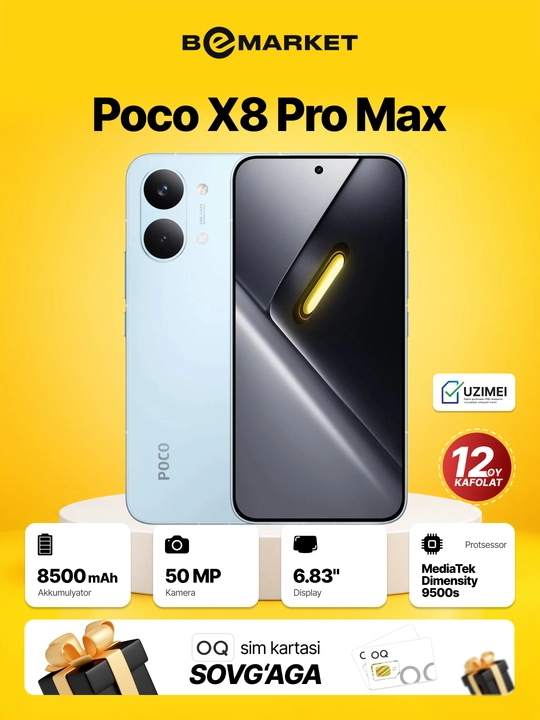 Smartfon POCO X8 Pro Max 5G, SIM+eSIM | IMEI