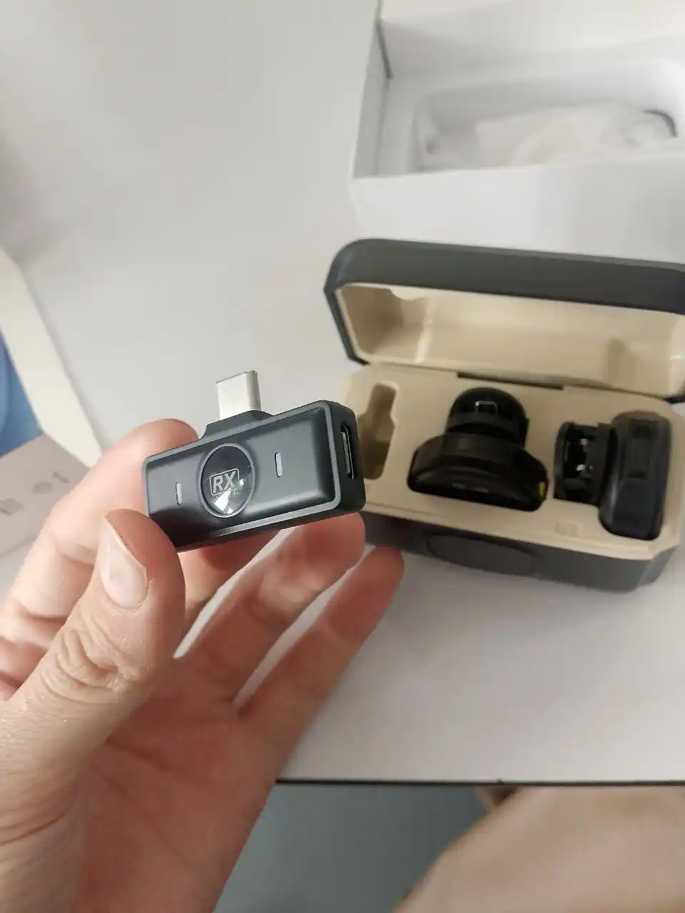 Mikrafon, mikrofon, mini mikrafon, simsiz mikrofon, petlichka, iphone va android uchun,anc