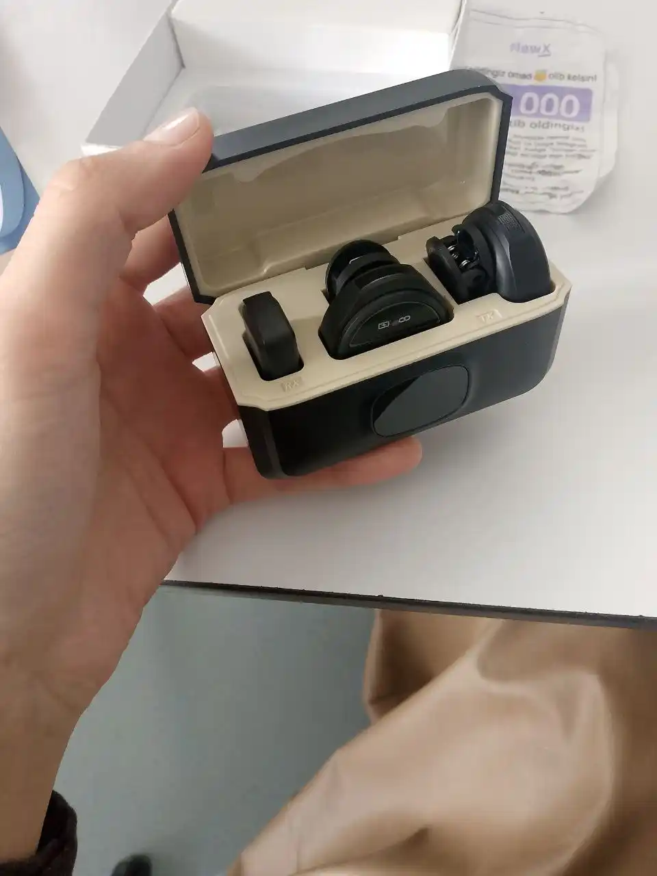 Mikrafon, mikrofon, mini mikrafon, simsiz mikrofon, petlichka, iphone va android uchun,anc