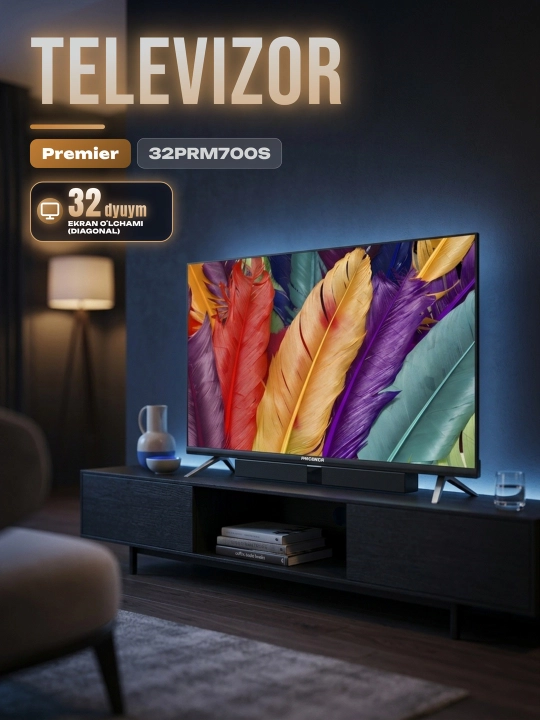 Телевизор Premier 32PRM700S Smart TV, HD - 