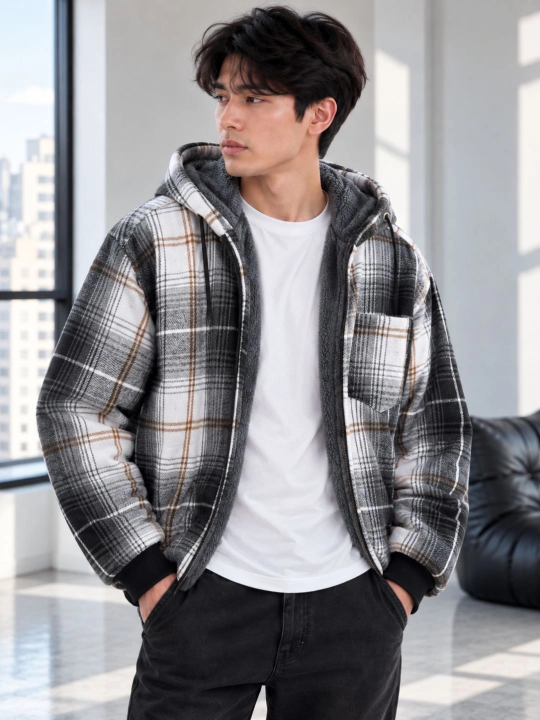 Erkaklar uchun yengil kurtka-vetrovka, mexli astarli. O'lchamlar: L/XXL 48-52