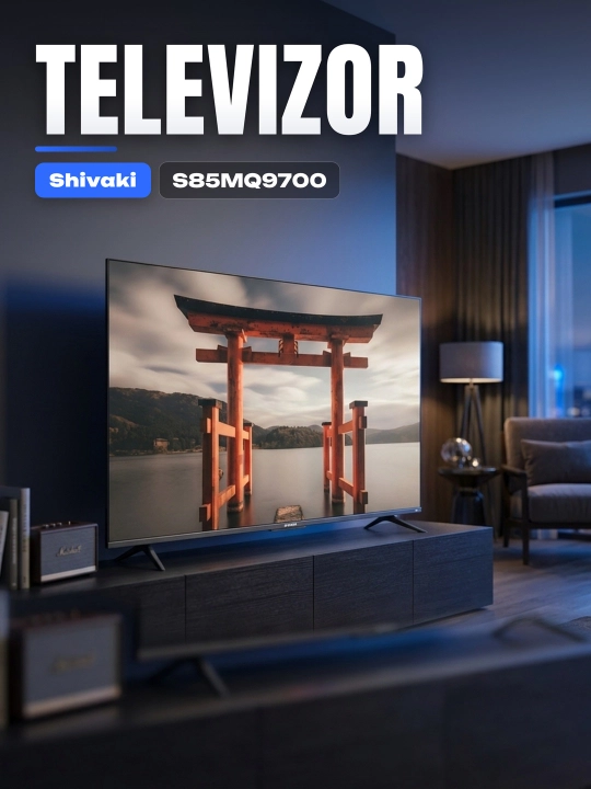 Телевизор Shivaki S85MQ9700 85 дюймов QLED 4K - 