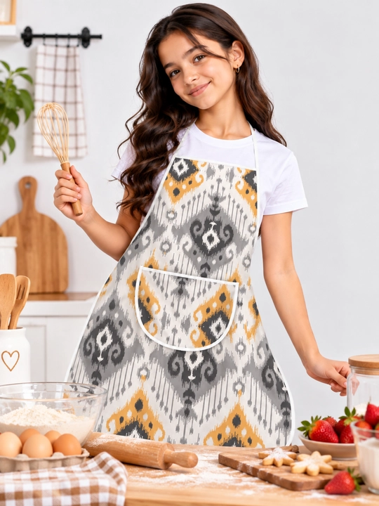 Maktab va uy xo'jaligi uchun o'smir qizlar va maktab o'quvchilari uchun apron