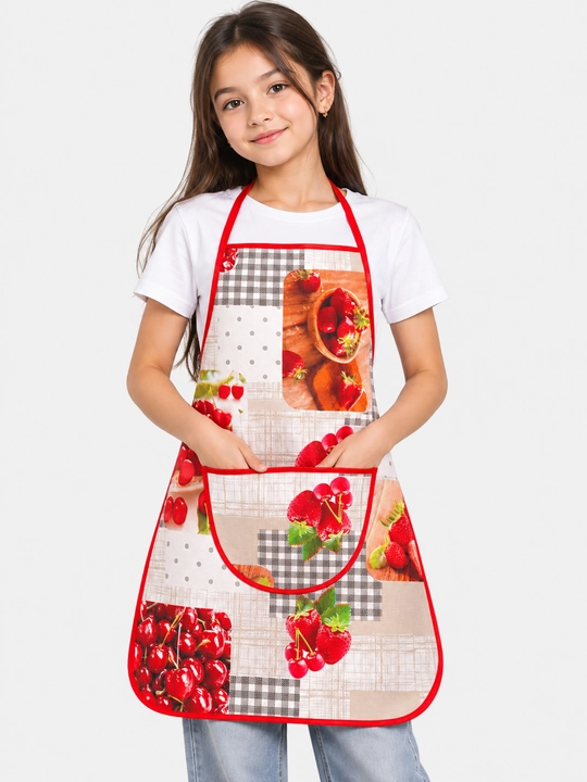 Maktab va uy xo'jaligi uchun o'smir qizlar va maktab o'quvchilari uchun apron