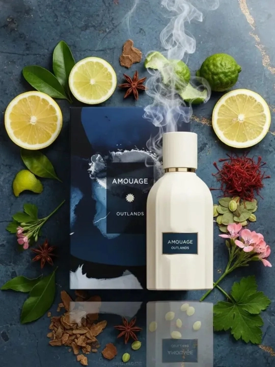 Amouage Outlands Essence de Parfum Unisex atir essensiyasi, 100 ml