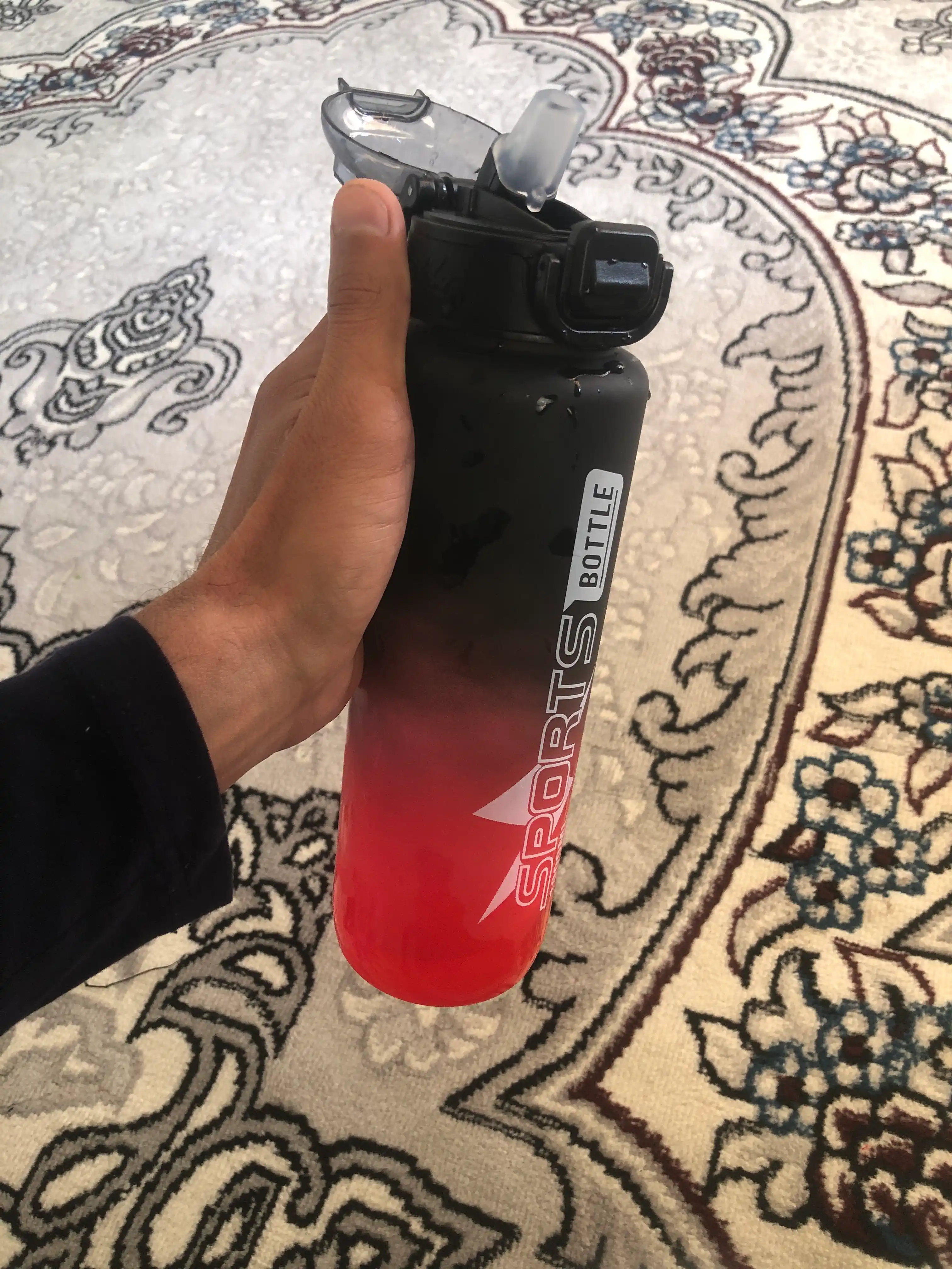 Suv idish, sheyker, fitnes uchun mo'ljallangan sport suv idishi, butilkalar,  1000 ml