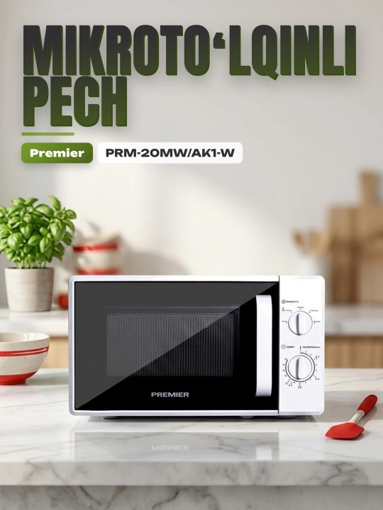 Mikroto'lqinli pech Premier PRM-20MW-RJ4, 20 litr - 
