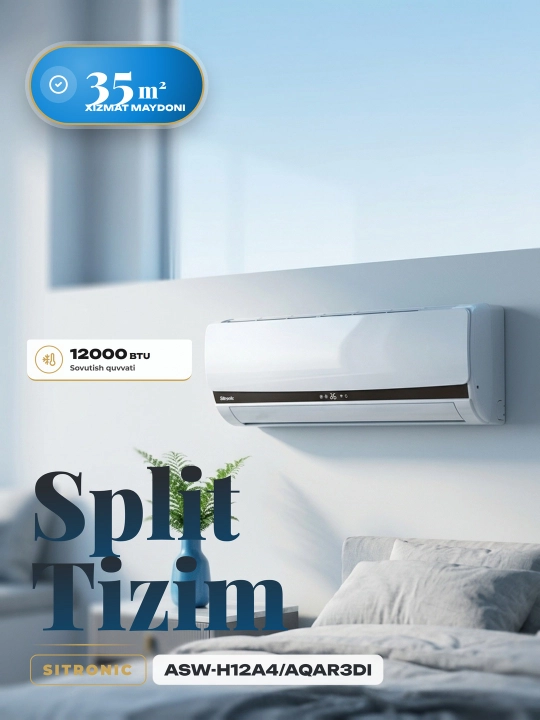 Kondisioner Sitronic ASW-H12A4/AQAR3DI Inverter - 