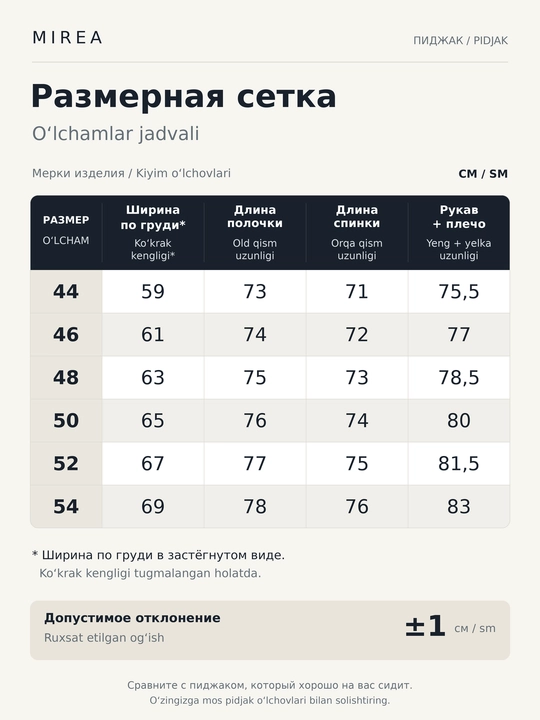 Пиджак мужской MIREA