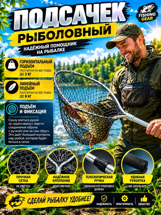 Сho'kmaydigan baliq ovlash to'rlari