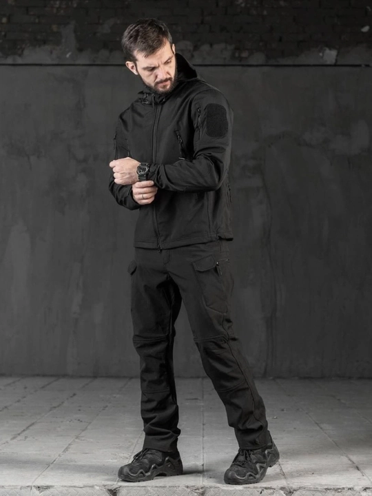 Taktik to'plam Softshell kurtka va shimlar, qishki, suv o'tkazmaydigan, izolyatsiyalangan - 