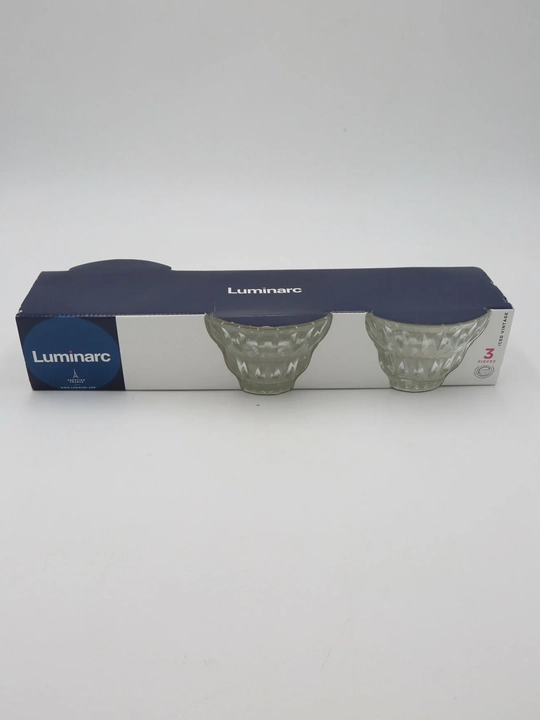 Набор креманок Luminarc Айсд Винтаж 350 мл 3 шт, стеклянные вазочки для десертов 14 см