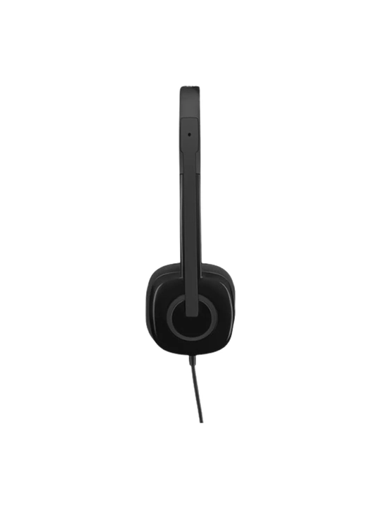 Проводная гарнитура Logitech H151 Stereo, 3.5 мм, с микрофоном, с гарантией