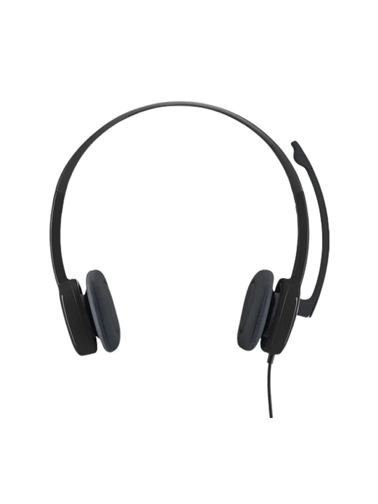 Проводная гарнитура Logitech H151 Stereo, 3.5 мм, с микрофоном, с гарантией