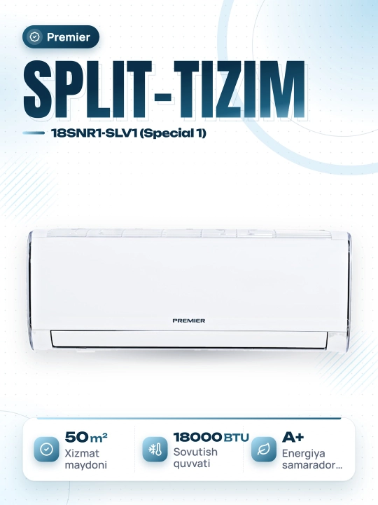 Konditsioneri Premier CROWN PRMCR-18SNR1-INV - 