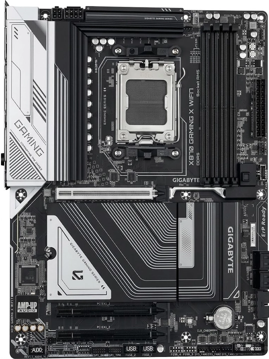 Ona plata GIGABYTE X870 GAMING X WIFI7, AM5, DDR5, PCIe 5.0, Wi-Fi 7, USB4, ATX igravoy