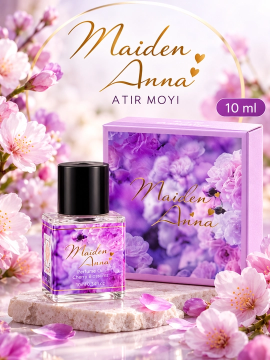 Maiden Anna ayollar uchun atir moyi 10 ml, magnoliya iforli surtiladigan atir