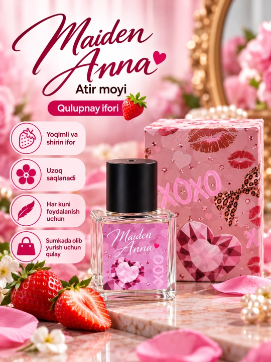 Масляные духи Maiden Anna для женщин, 10 мл, цветочный аромат магнолии - 