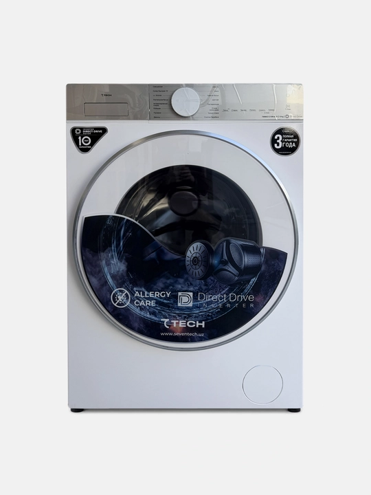 7Tech avtomat kir yuvish mashinasi 10 kg Direct Drive