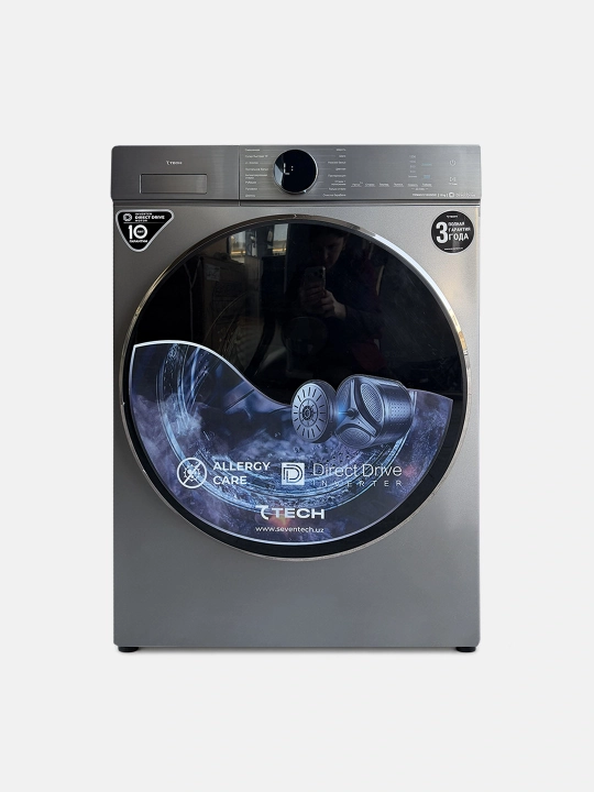 7Tech avtomat kir yuvish mashinasi 10 kg Direct Drive