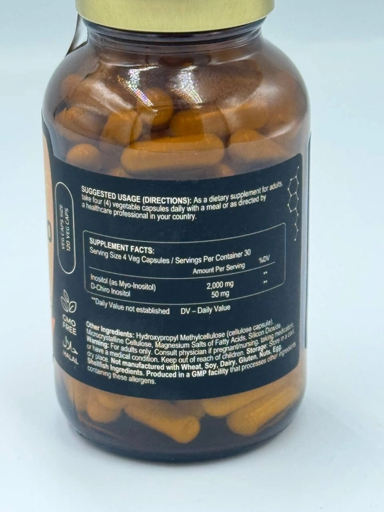 FuelUp Myo & D-Chiro Inositol 120caps, комплекс мио-инозитола и D-хиро-инозитола