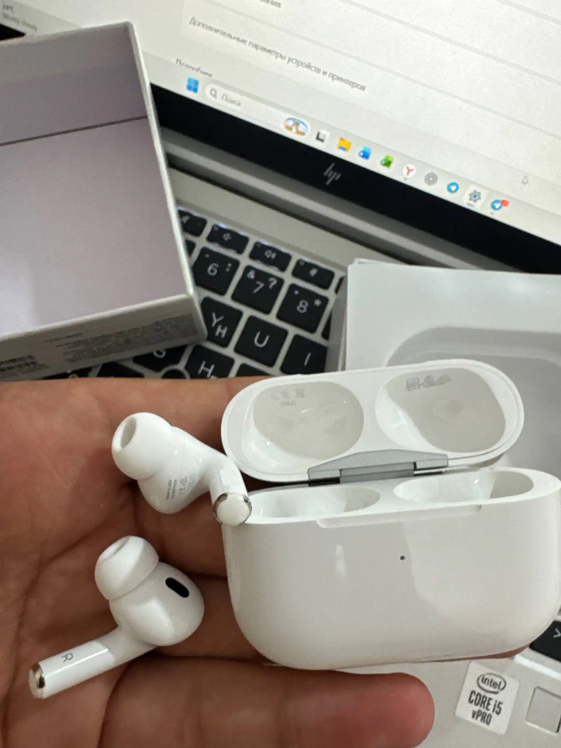 Simsiz quloqchinlar Pro 2 ANC full funksiyali bluetooth naushnik iPhone va Android uchun