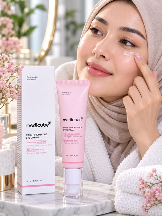 Medicube PDRN Pink Peptide Eye Cream 30 мл — крем для кожи вокруг глаз - 