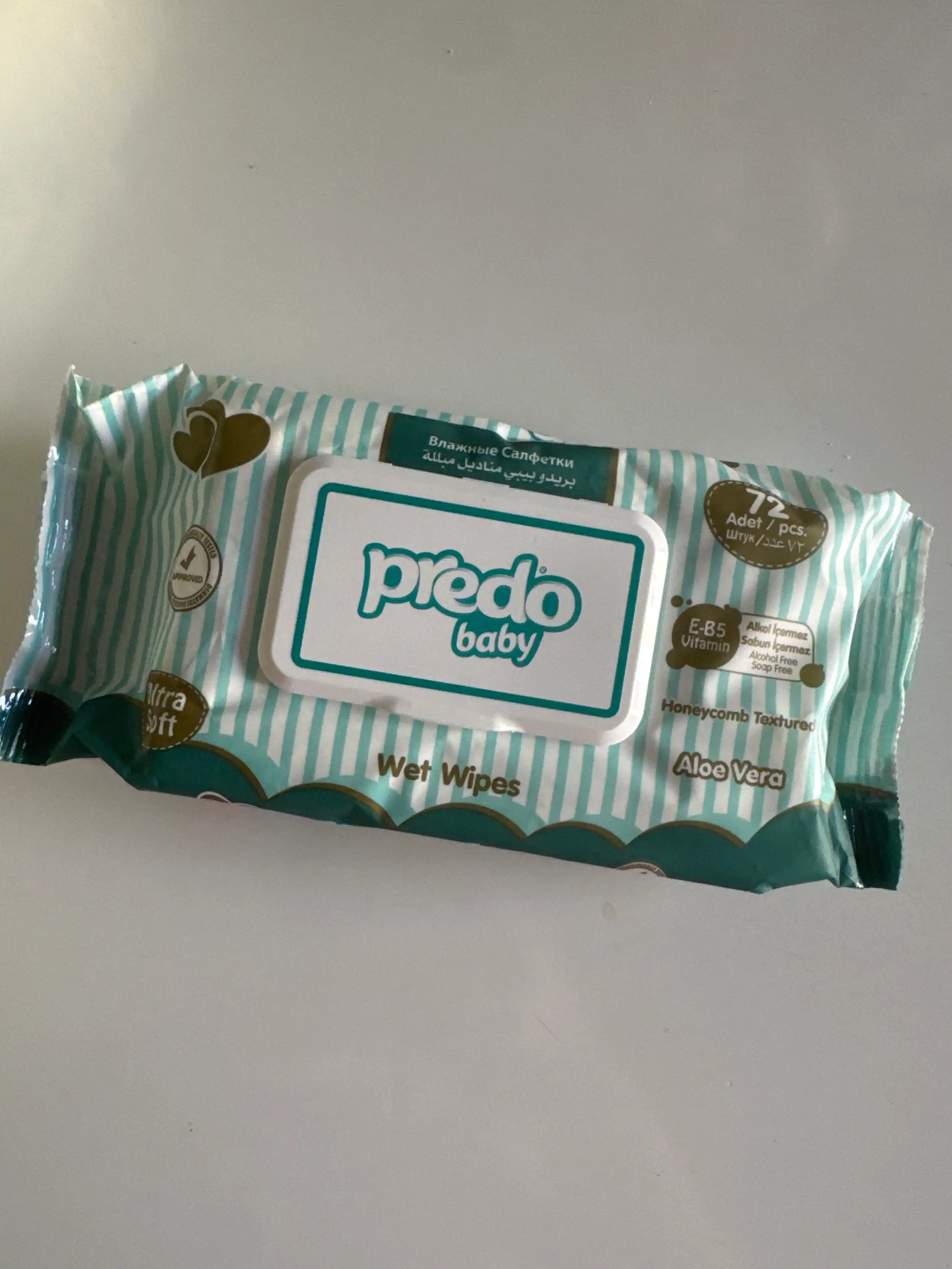 Детские влажные салфетки Predo Baby Sensitive Care. Салфетки для детей