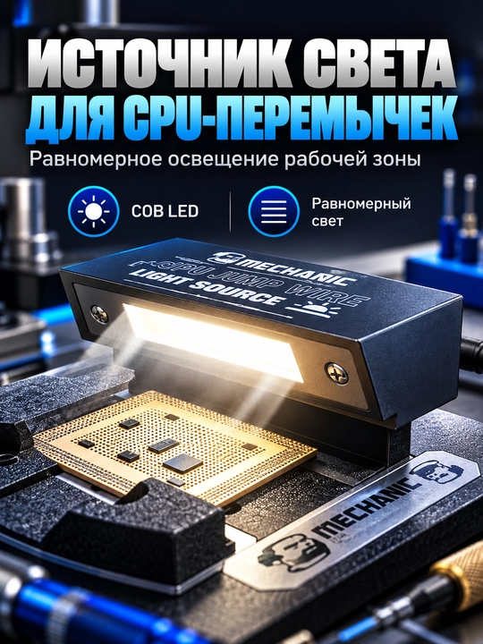MECHANIC Chip Flywire — магнитная лампа для освещения при ремонте процессоров телефонов - 