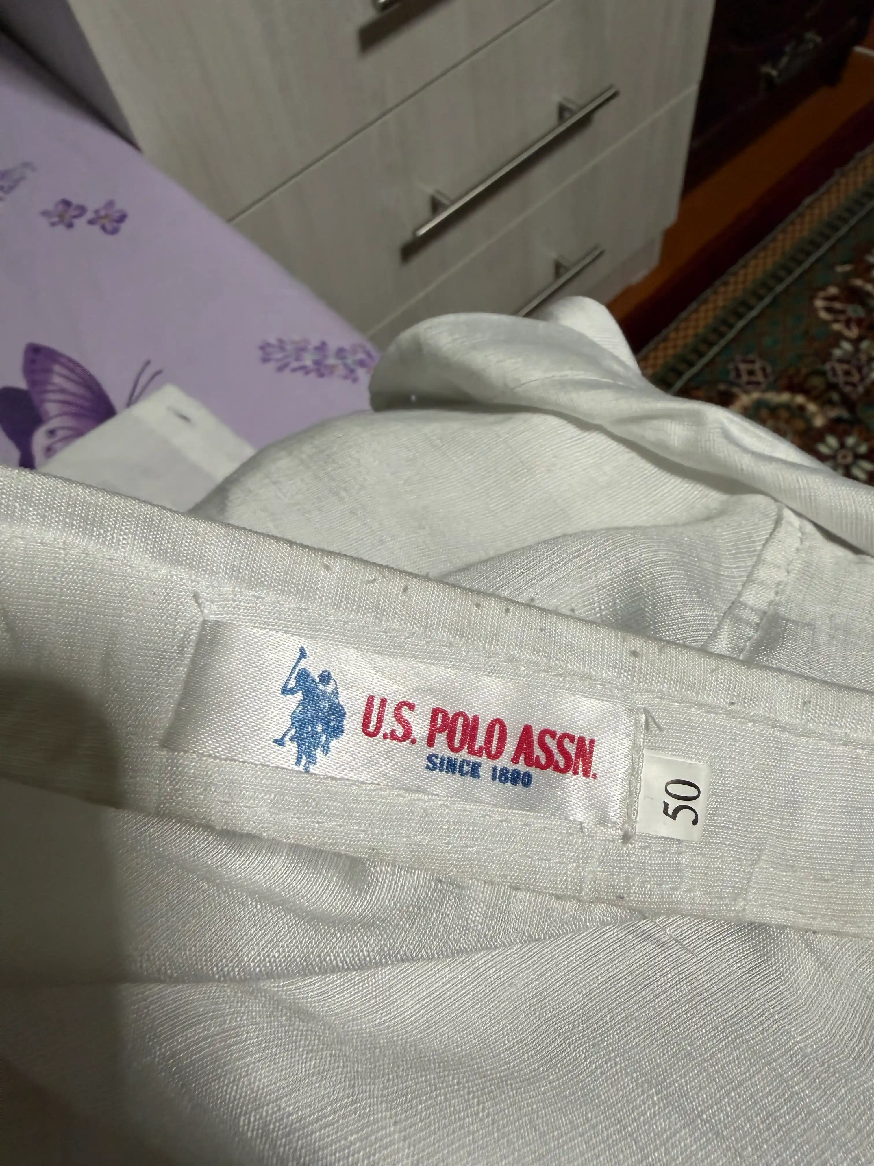 Мужская рубашка Polo Casual — свободный крой, легкая дышащая ткань