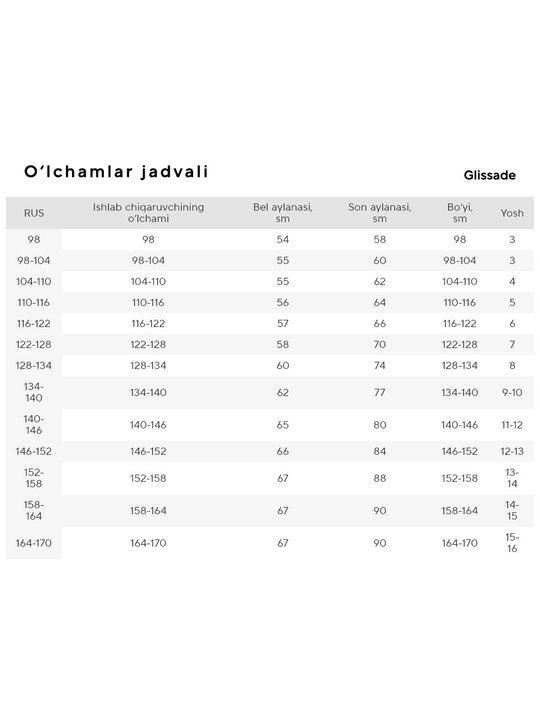 Термобелье низ для девочек Glissade
