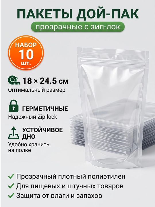 Zip paketi (245×180 mm) - 