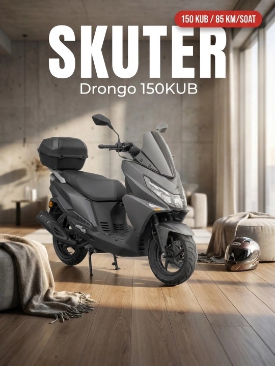Скутер Drongo DRV, объемом 150 кубов - 