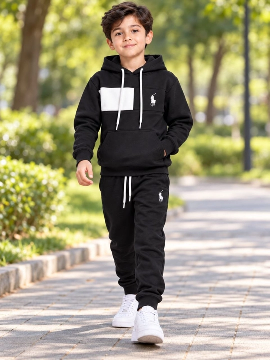 O‘g‘il bolalar uchun sport kostyumi, kapyushonli xudi, shim