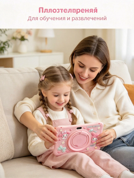 Детский планшет 7", Android15, 8+256ГБ, две HD камеры