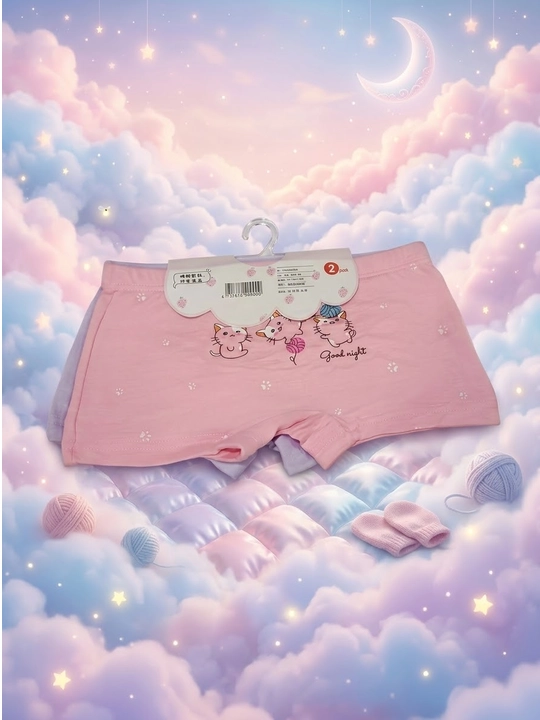 Трусики хлопковые детские для девочек, L (2-4 года) и XL (5-7 лет)