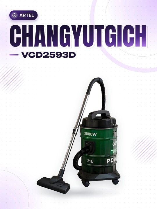 ART-VCD 2593 D - (25 litr) barabanli changyutgichlar