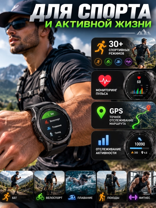 GS TACTIX8 - premium multisport aqlli soati