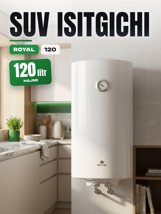 ROYAL suv isitgichi, 120 litr - 