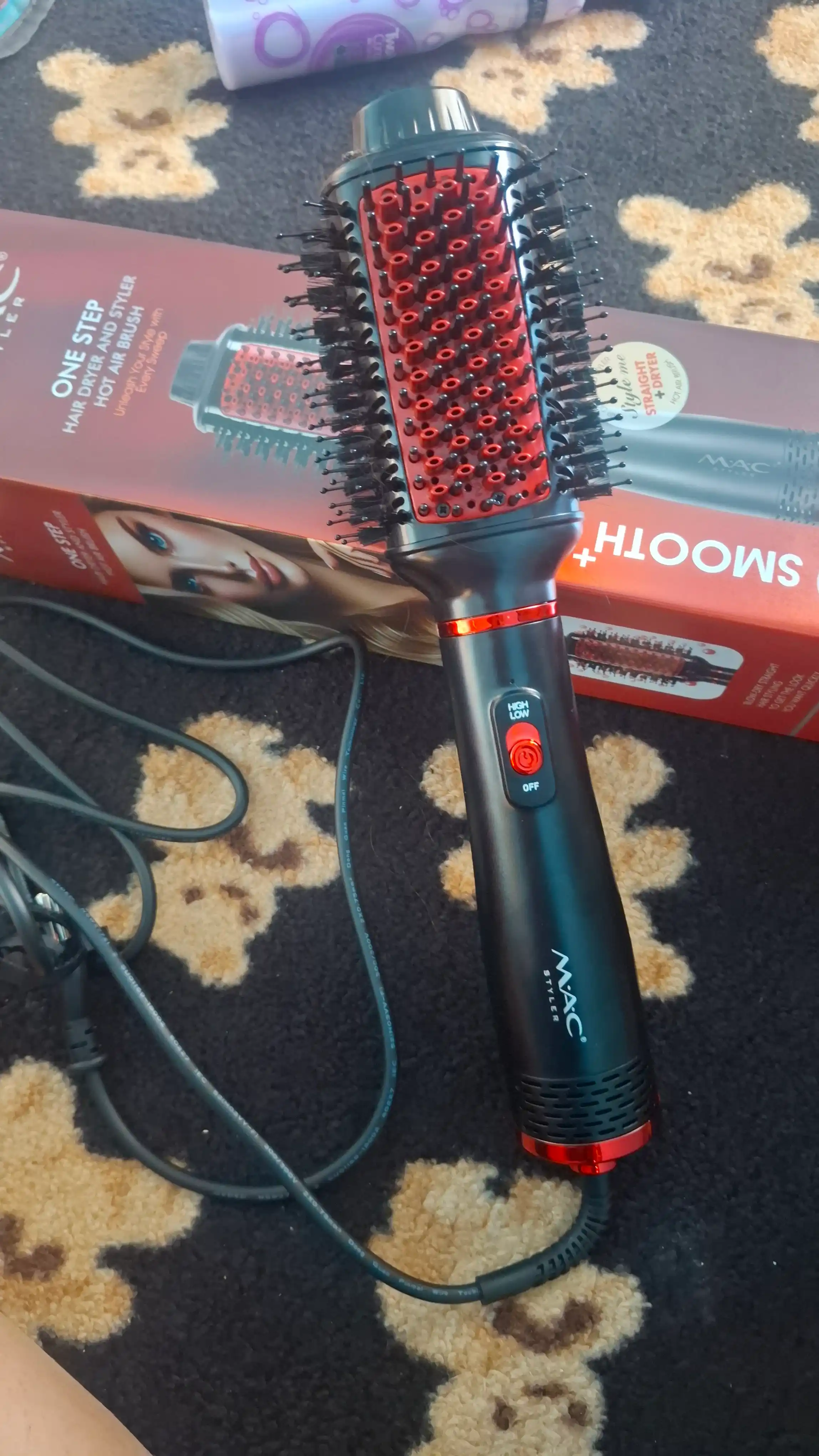 Avtomatik soch quritgich MAC MC-6730 fen taroq, 360 daraja aylanuvchi, keramik qoplamali