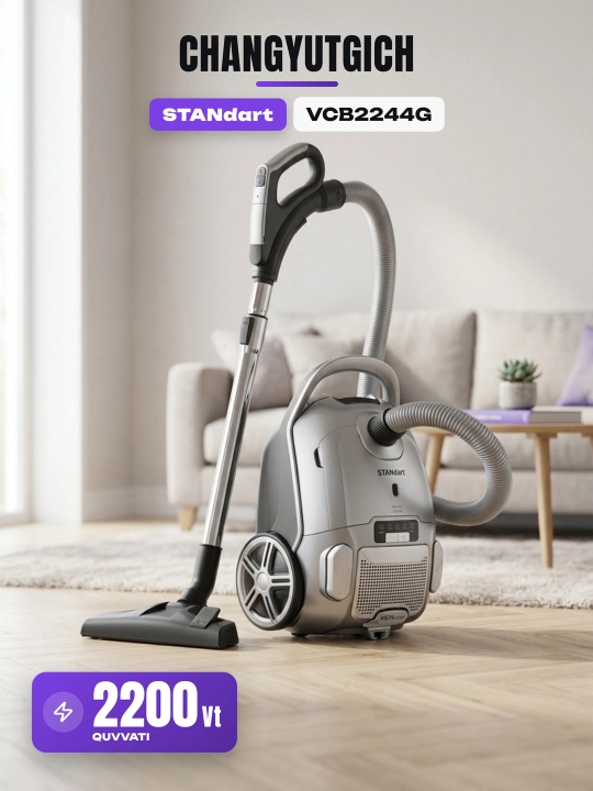 AVL – VCB 2244 G стандартный пылесос 2200W, мощное всасывание дизайн - 