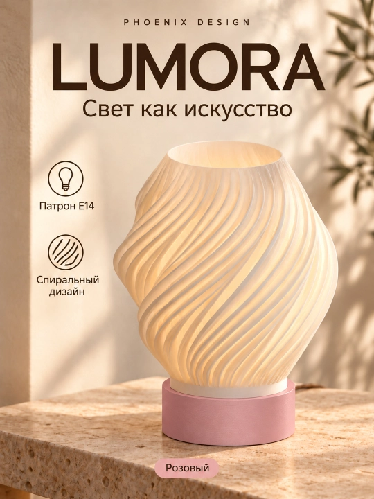 LUMORA stol lampasi, yotoqxona uchun tungi chiroq, kalitli - 